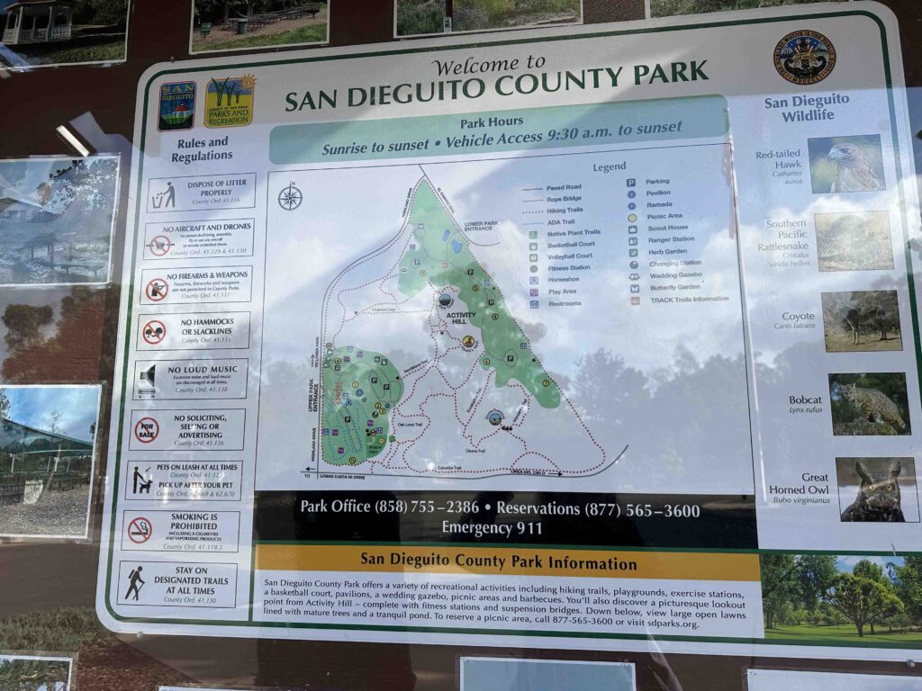 San Dieguito County Park map