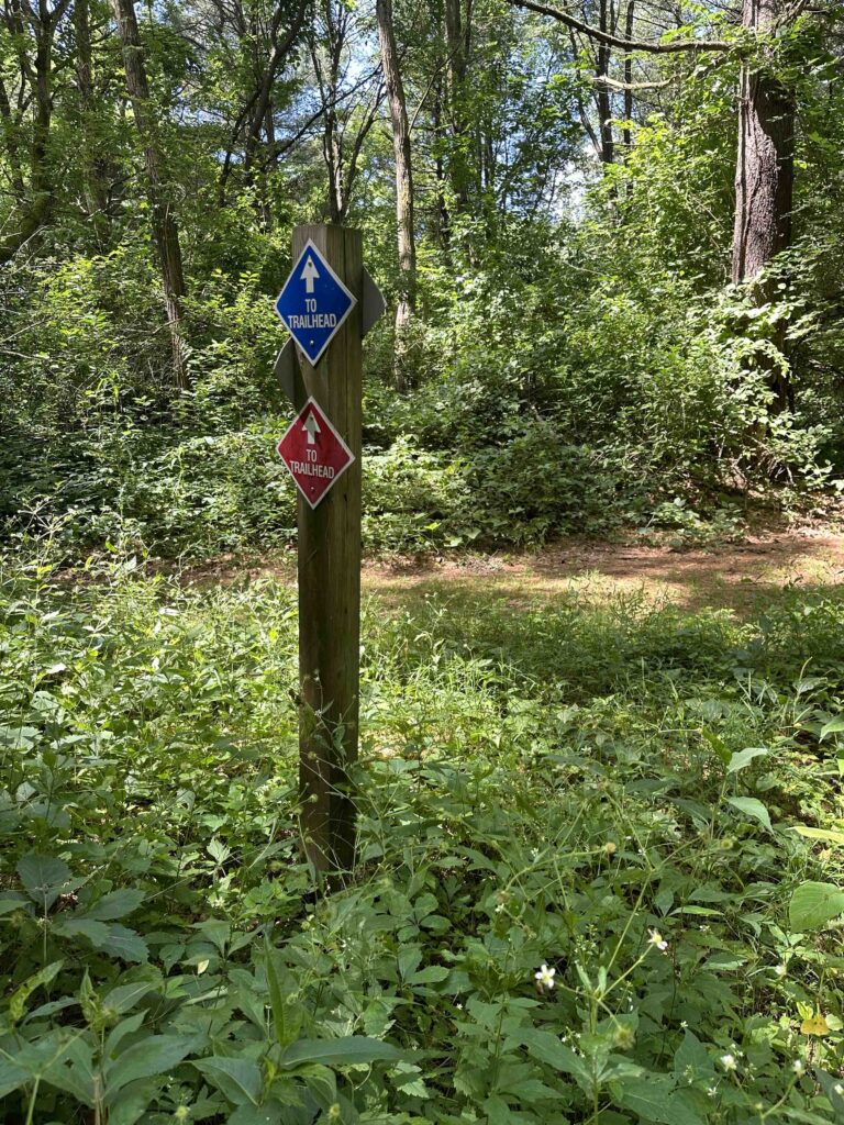 trail head signs
