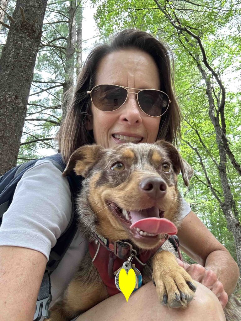 happy girls at the end of our hike