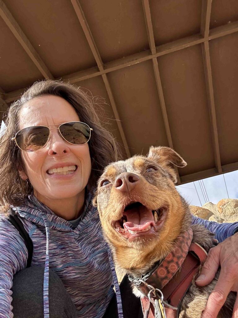 Sunny and Andie at Elfin Forest Recreational Reserve