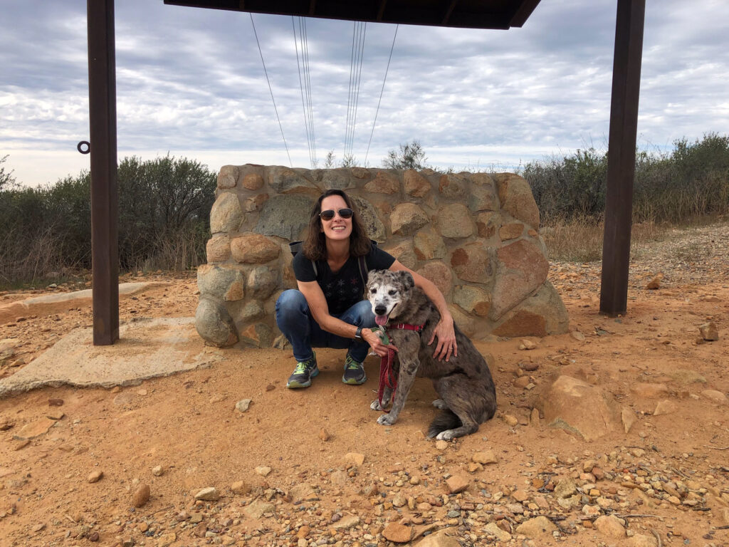 Andie and Karlie at Elfin Forest Recreational Reserve