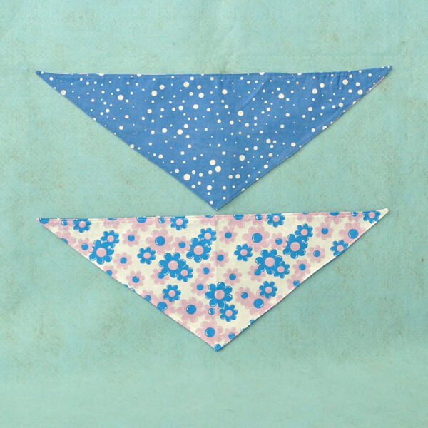 Fabric Bandana - Bubble Gum Flower - Image 2