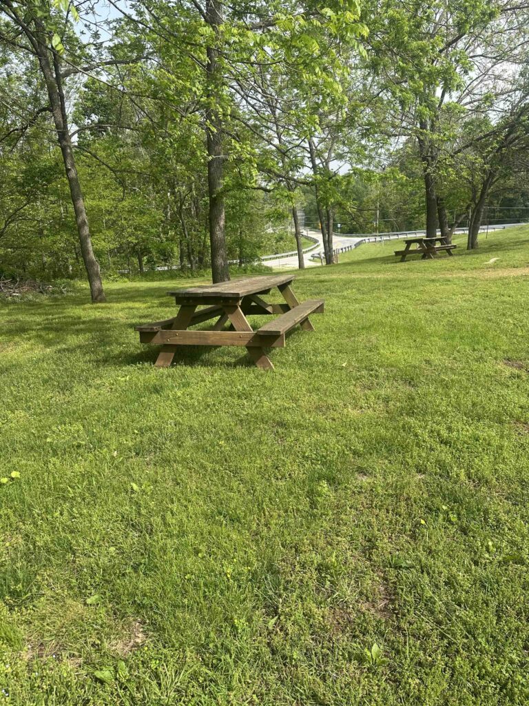 picnic area at Valley Water Mill Park