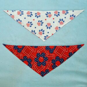 Fabric Bandana – Patriotic Paws