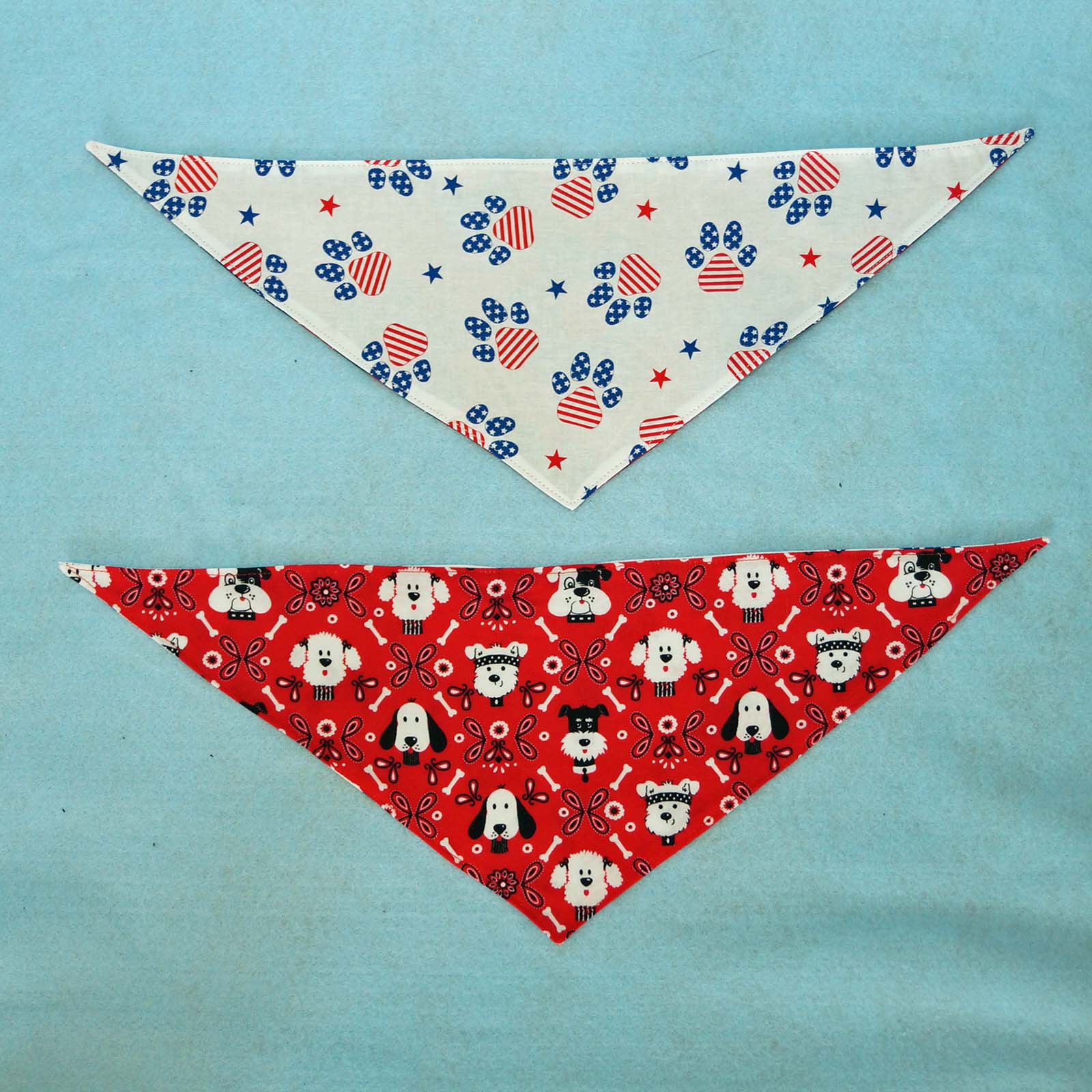 Fabric Bandana - Patriotic Paws 2 - Image 2