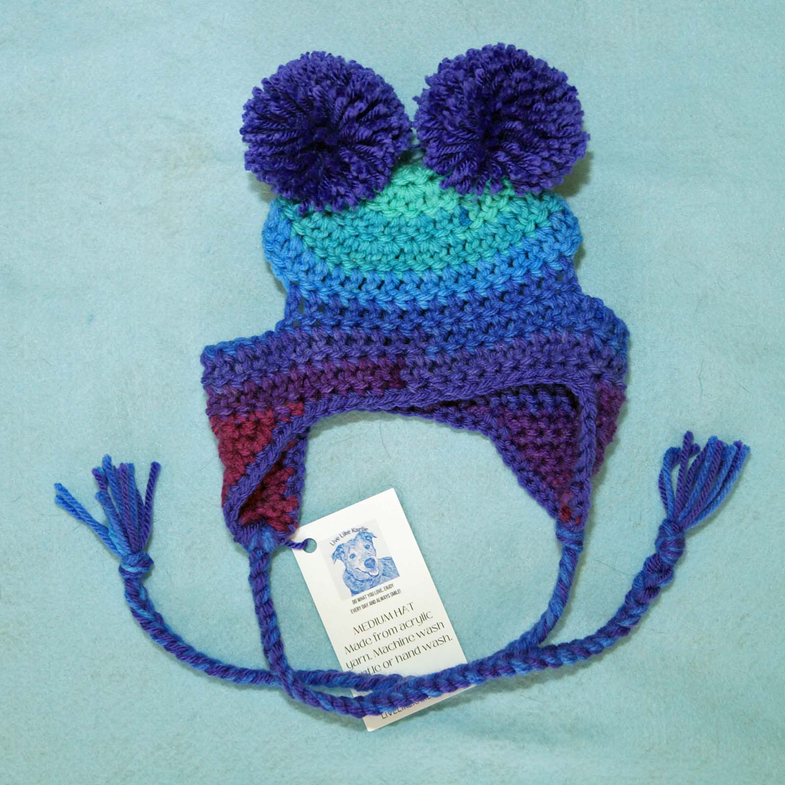 Rainbow Hat - Purple Tones - Image 4