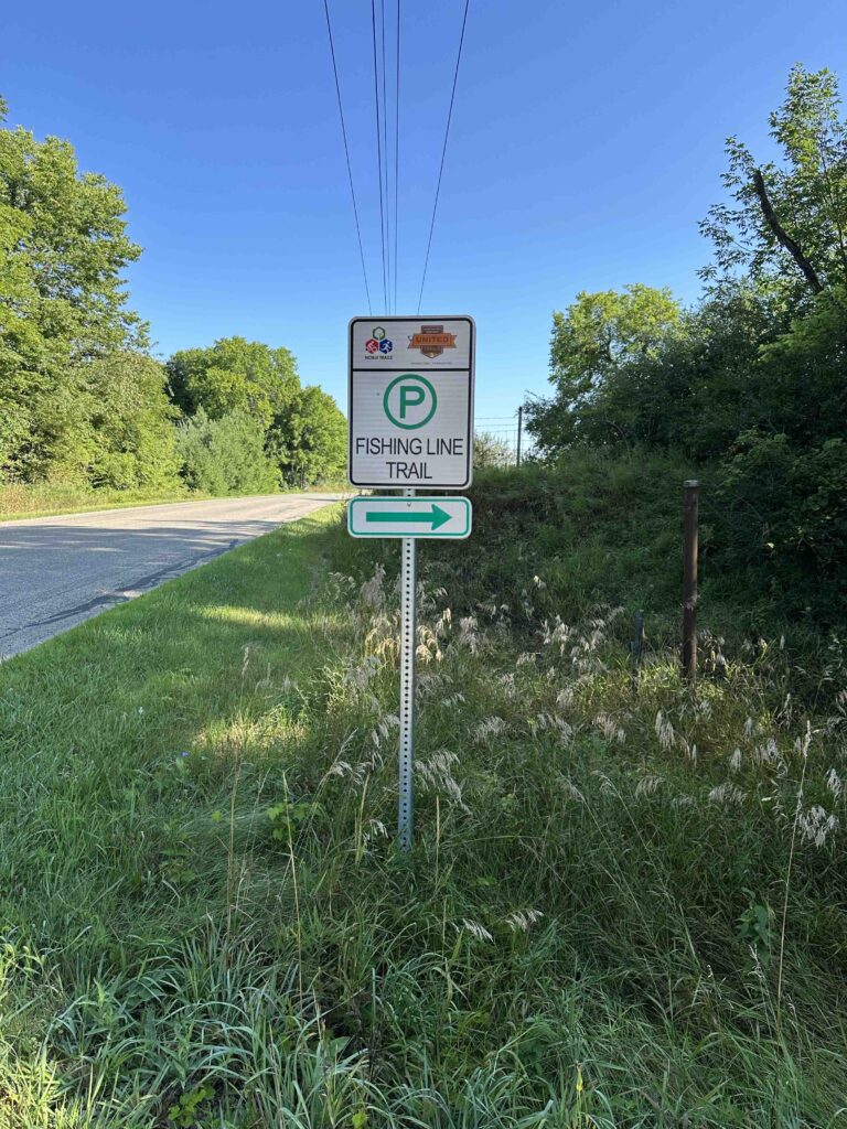 Fishing Trail sign