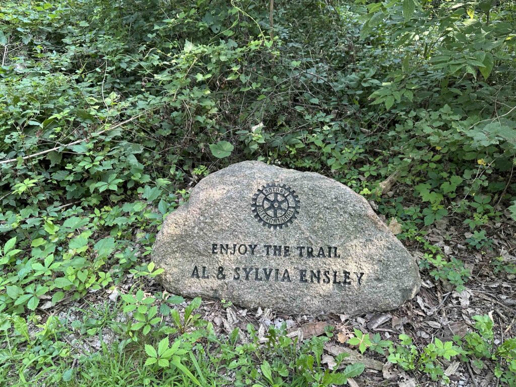 enjoy the trail sign