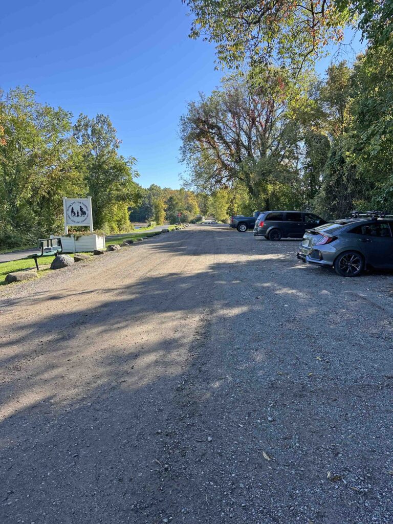 Falling Waters Trail parking lot