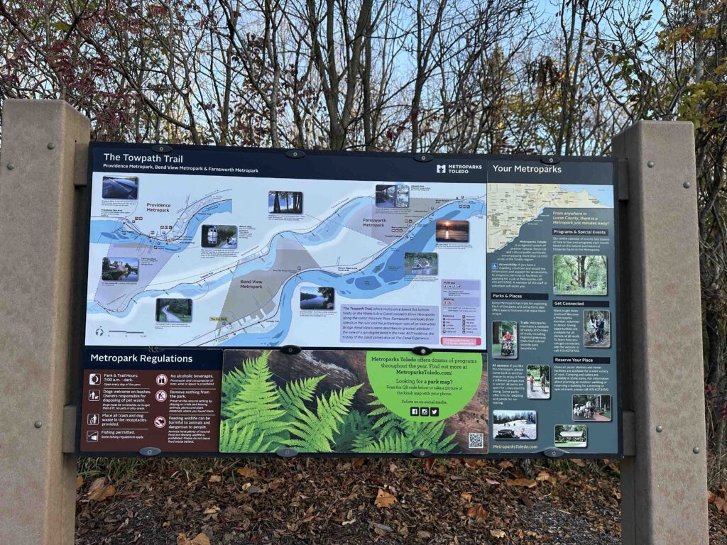 Towpath Trail map