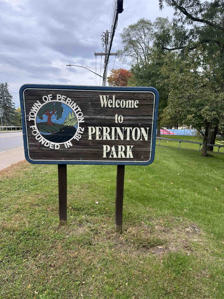 Perinton Park sign