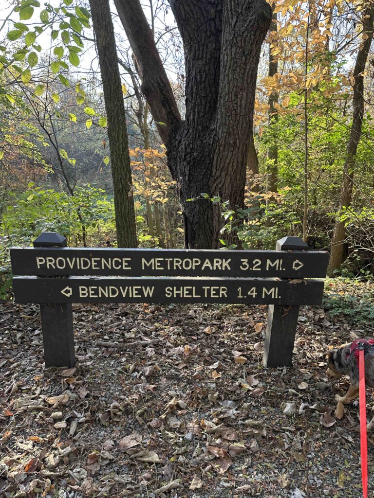 sign on the Towpath trail